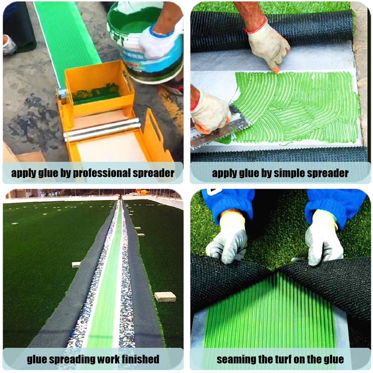 ALLTOP TURF 12in x 325ft (30cm x 100m) Commercial Grade Heavy Duty Artificial Grass Seam Tape - No Adhesive (Glue Required) for Sports Fields, Landscaping, Lawn & Putting Greens - Perfect for Professional Turf Installation & Repair