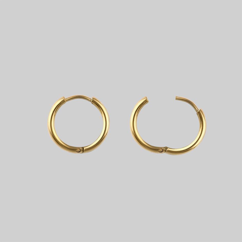 MOIRA Gold Snake Wrap Hoop Earrings for Women - Trendy Boho Jewelry for Parties, Date Nights & Special Occasions