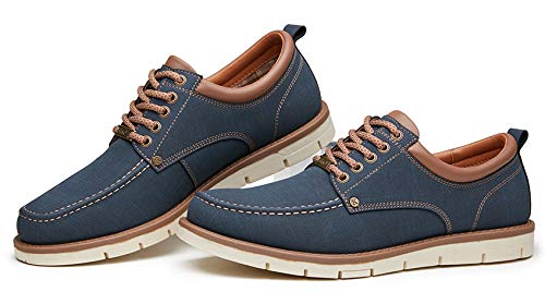 KKYC Men's Comfortable Casual Shoes - Slip On & Lace Up Sneakers for Walking, Work & Everyday Wear