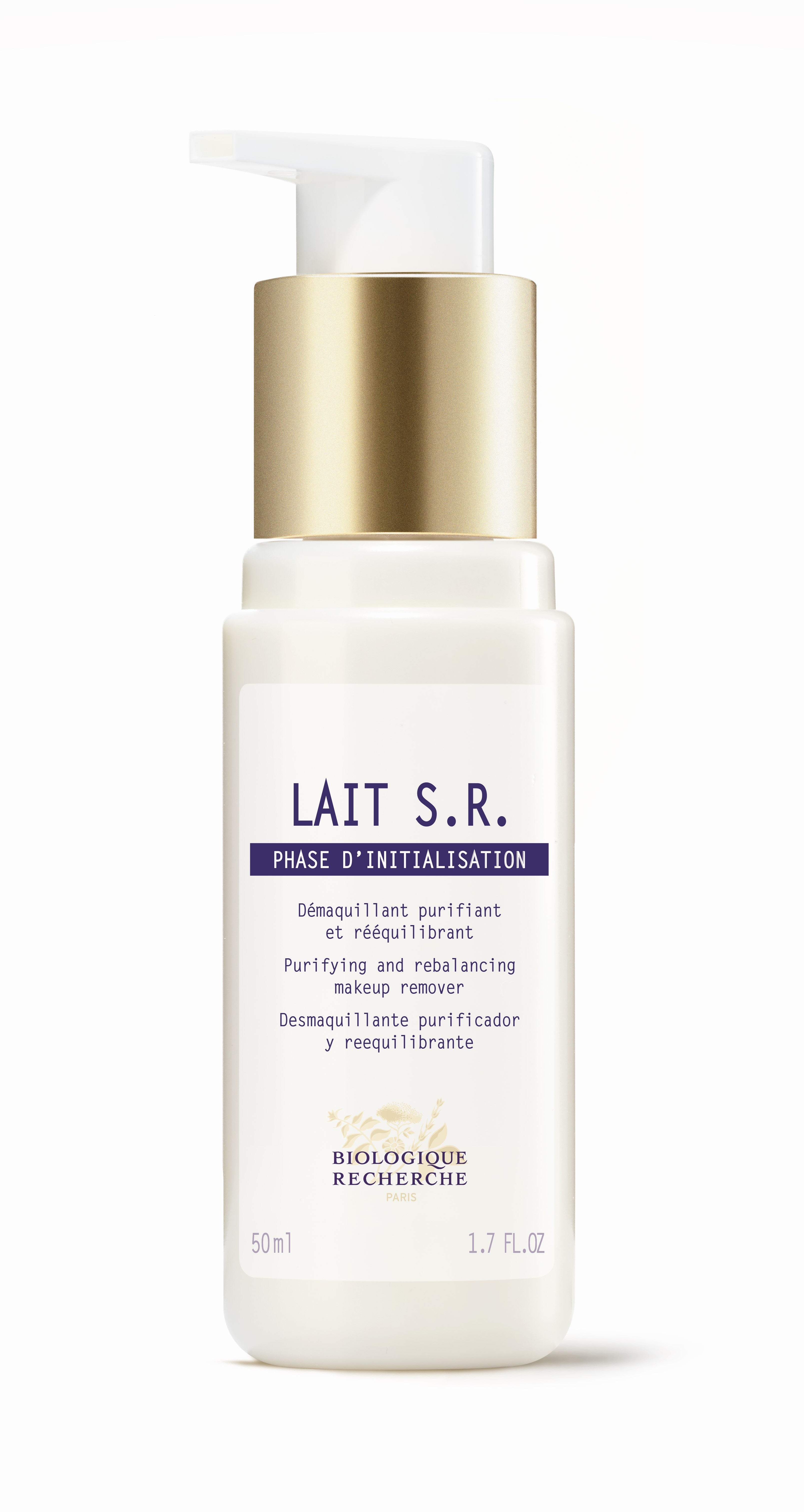 Lait S.R Purifying & Rebalancing Makeup Remover for Combination Skin - Gentle Face Cleanser & Makeup Remover for Daily Skincare Routine