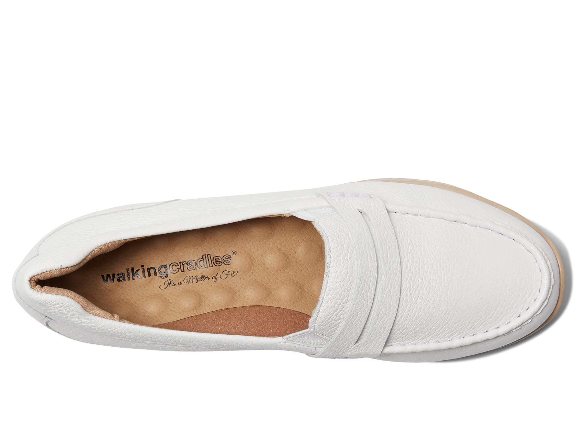 Walking Cradles Women's Dannon Comfortable Slip-On Loafers - Stylish & Supportive Casual Shoes for Work, Travel & Everyday Wear