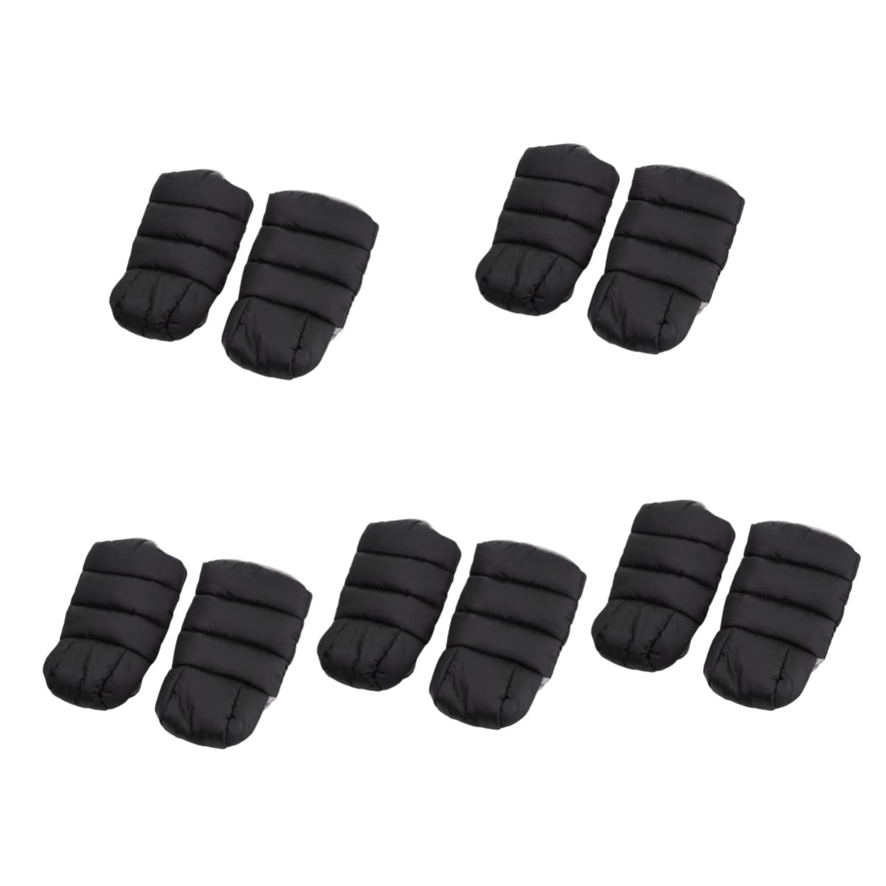 VICASKY 5 Pairs Winter Baby Stroller Gloves - Soft Handle Covers for Strollers & Prams - Universal Fit for Most Standard Models - Keep Hands Warm During Cold Weather Walks & Outdoor Activities