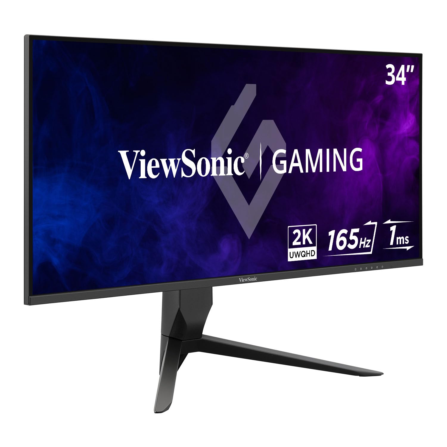ViewSonic VX3418-2K 34 Inch Ultrawide 1440p Gaming Monitor - 165Hz, 1ms, FreeSync Premium, HDMI/DP/USB - Perfect for Esports, Work & Home Office Setup