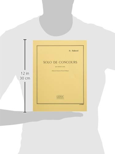 Henri Rabaud: Solo de Concours for Clarinet and Piano - Op. 10 | Classical Music Sheet for Clarinetists | Perfect for Auditions & Recitals