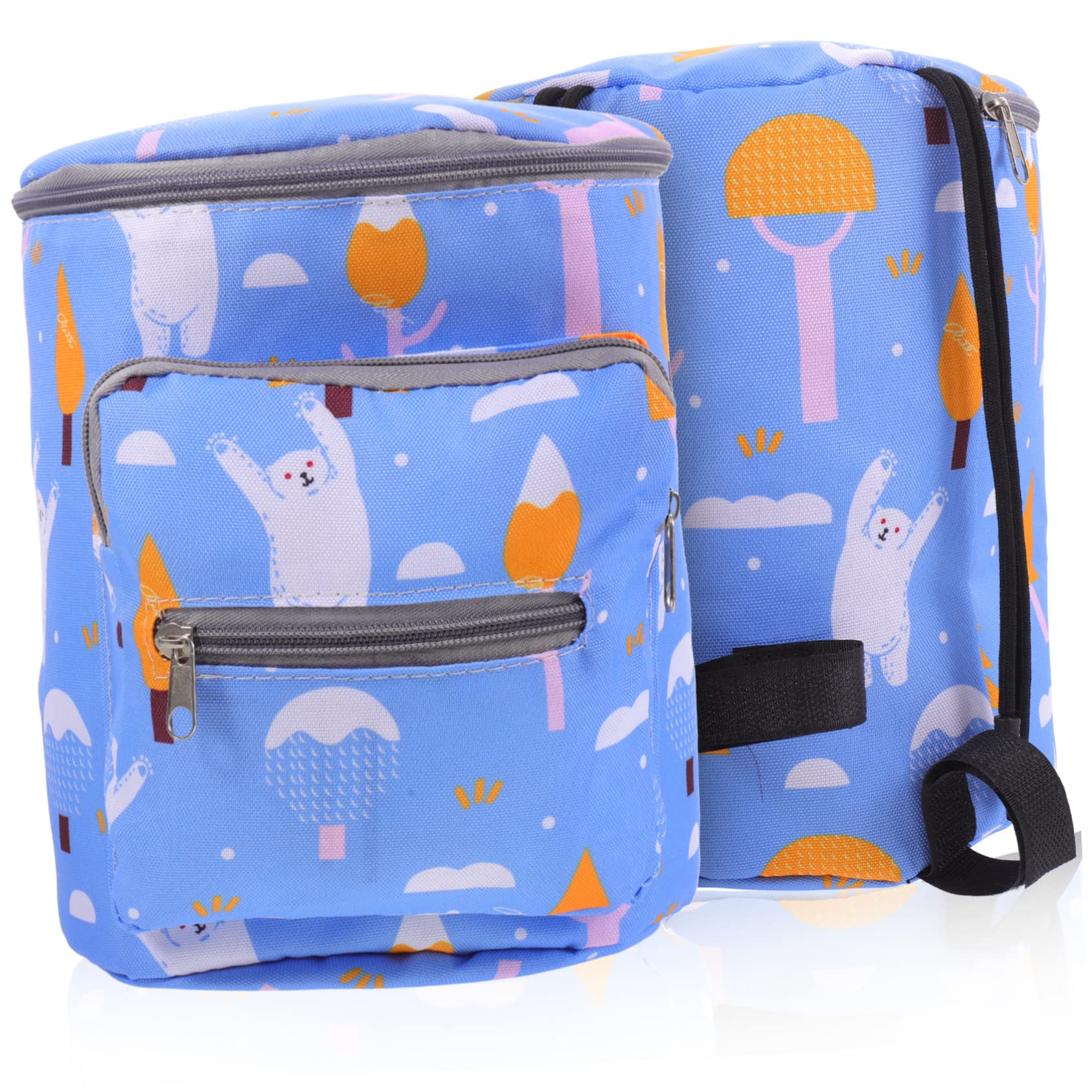 5-Piece Nursing Cooler Bag Set for Moms - Insulated Breastfeeding & Baby Bottle Storage - Durable Oxford Cloth Diaper Bag - Perfect for Hospital, Travel & Daycare Use