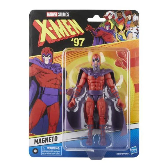 X Men '97 Marvel Legends Magneto Action Figure - Collectible 6-Inch Superhero Toy for Fans & Collectors - Perfect for Display, Gifts, and Comic Book Enthusiasts