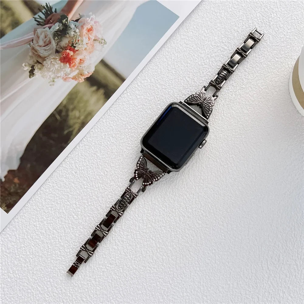 Luxury MajesticLuxe Wing Apple Watch Band for Women - Elegant & Stylish Replacement Strap for Workouts, Office & Everyday Wear