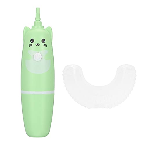 EXCEART Kids Electric Toothbrush - U-Shaped Silicone Automatic Toothbrush for Ages 0-12 | 360° Mouth Cleaning, Hands-Free Operation & Gum Protection | Perfect for Home, Travel & School Use