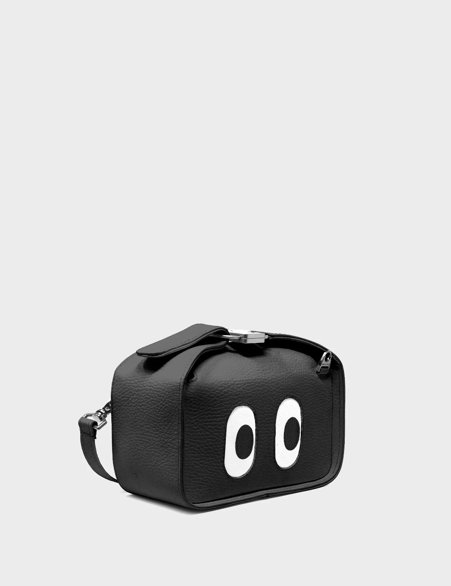 Benji Micro Crossbody Bag - Genuine Black Leather Purse for Women | Stylish & Compact Everyday Shoulder Bag for Work, Travel & Shopping