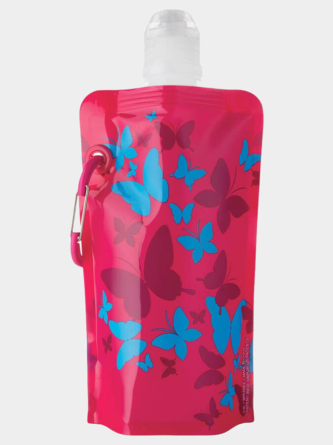 Vapur 0.4L Wide Mouth Kids Anti-Bottle - Leak Proof Collapsible Water Bottle for School, Hiking & Outdoor Activities