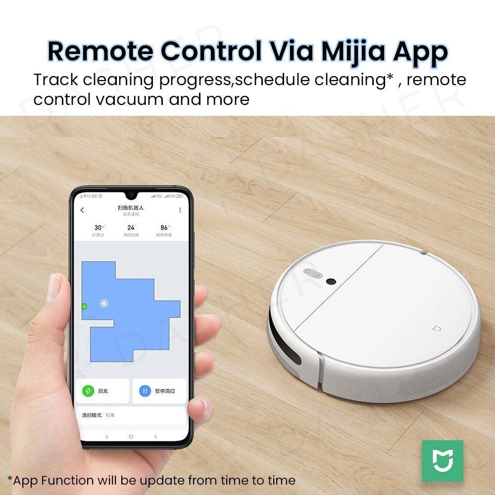 Xiaomi Mijia 3-in-1 Smart Robot Vacuum Cleaner 2200PA Strong Suction - APP/WiFi Control, Auto Recharging, Ideal for Hardwood Floors & Pet Hair Cleaning