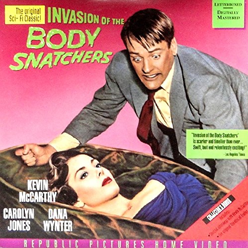 Invasion of the Body Snatchers LaserDisc - Classic Sci-Fi Horror Movie (Not DVD) - Perfect for Vintage Film Collectors & Home Theater Enthusiasts