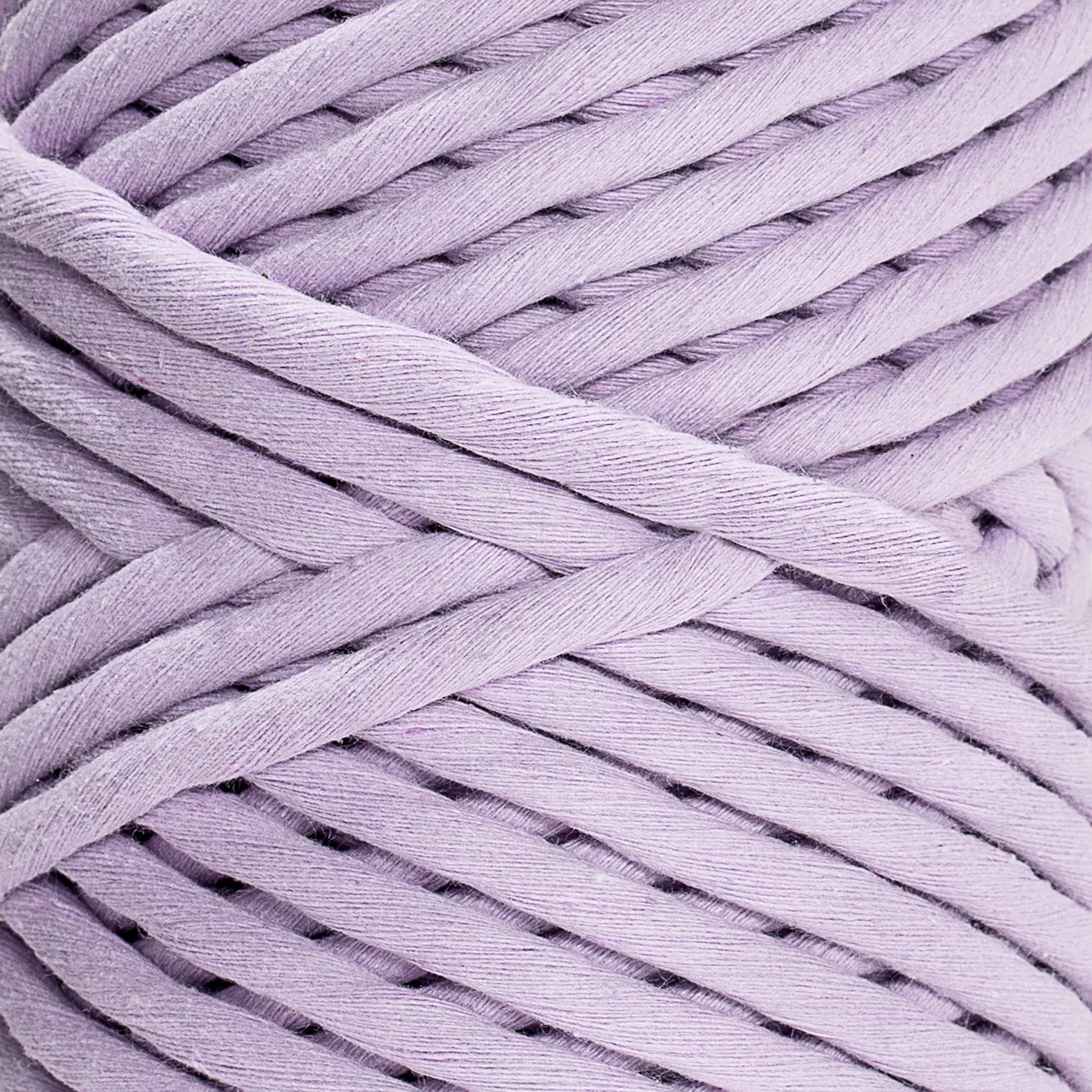JUMBO SOFT COTTON CORD - 8MM Zero Waste Eco-Friendly Craft Rope - Single Strand Sample for Macrame, DIY Projects & Sustainable Home Decor