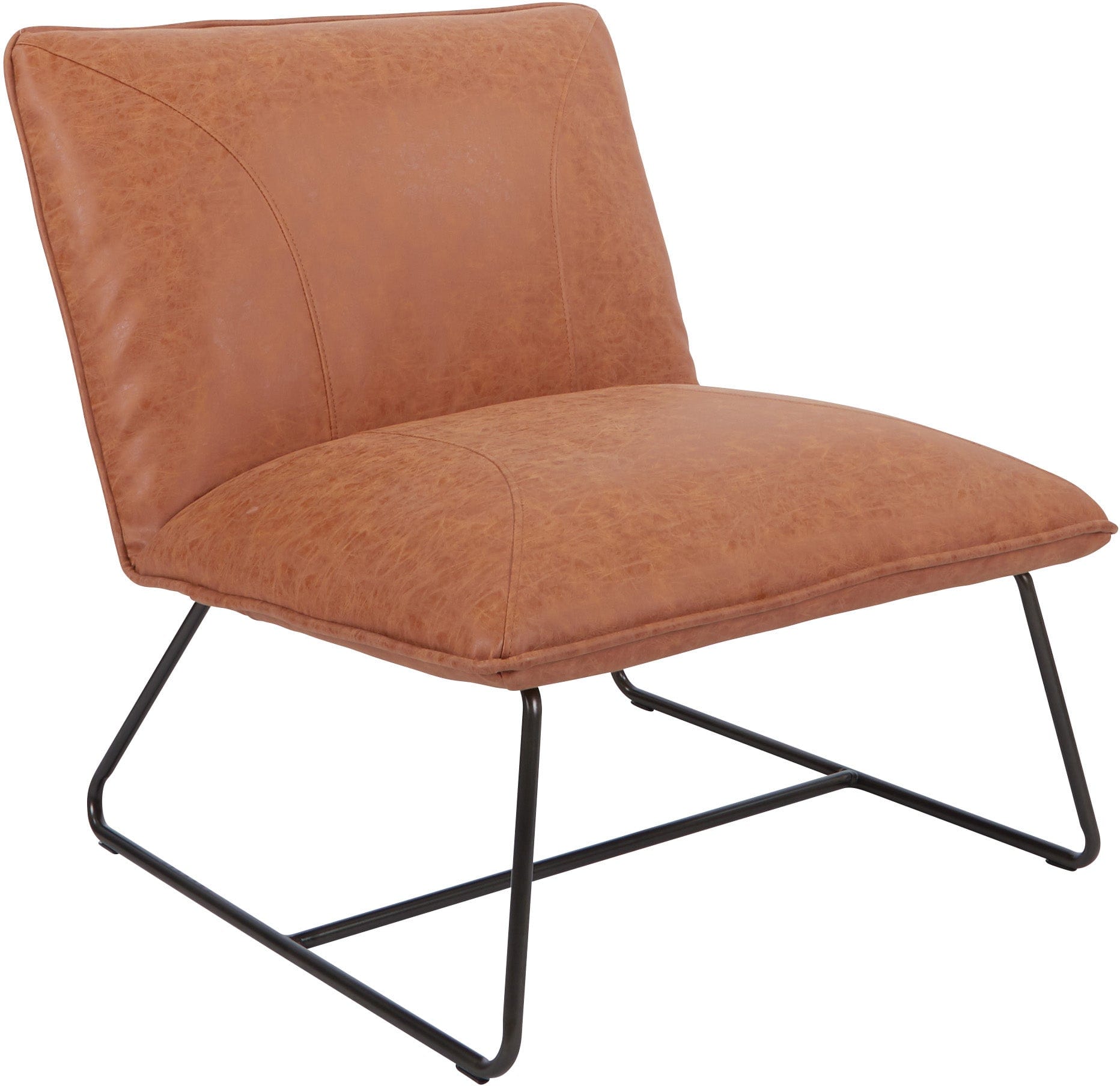 Office Star Brocton Accent Chair [BRC51] - Modern Upholstered Armchair for Living Room, Bedroom, or Office - Comfortable Reading Chair with Padded Seat and Backrest