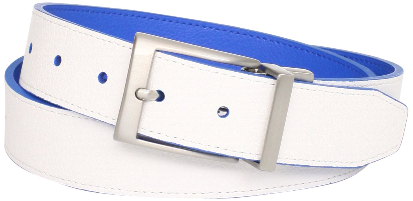 Nike Men's Reversible Belt - Adjustable Black & Brown Leather Strap for Casual & Business Wear - Perfect for Jeans, Chinos & Office Attire