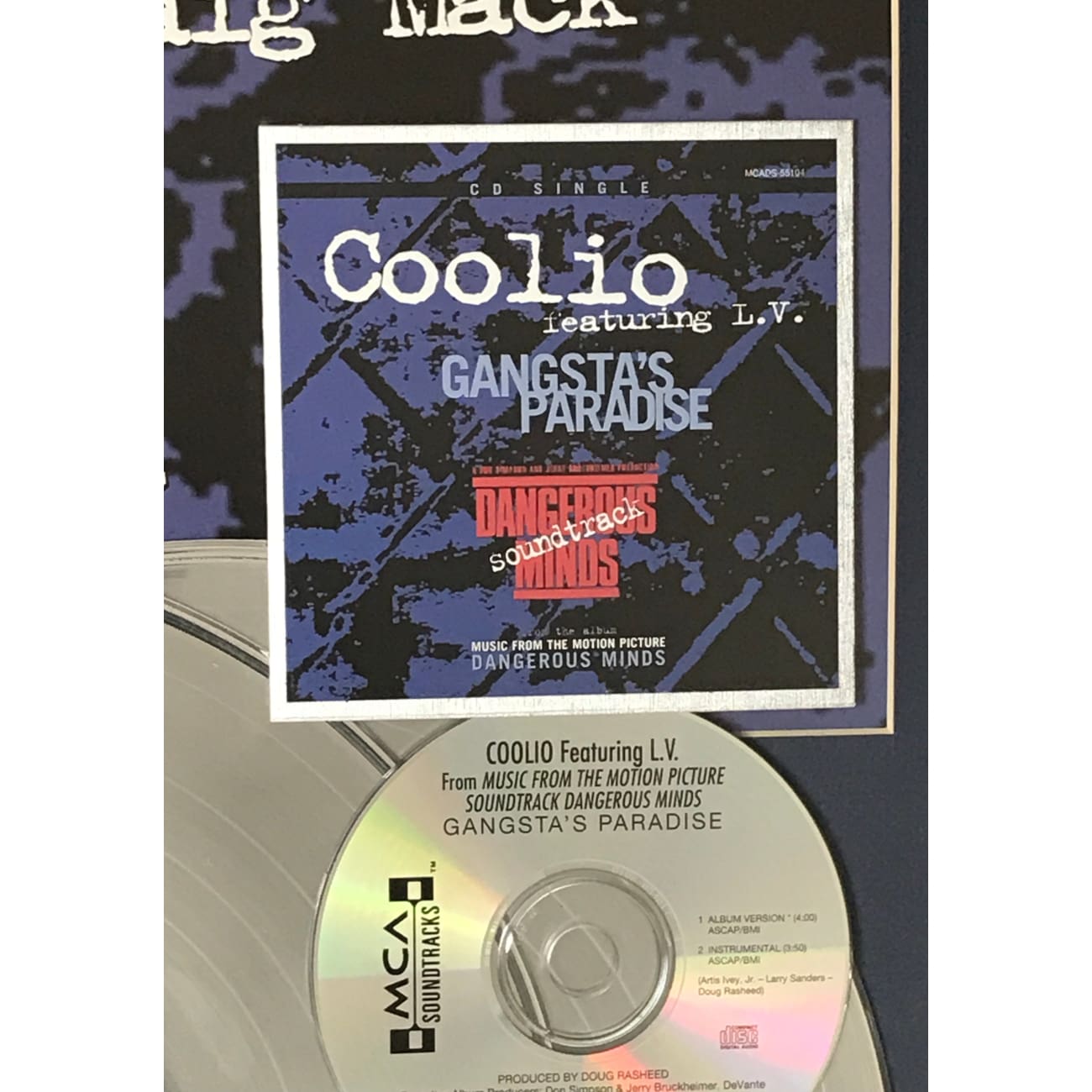 Coolio Gangsta's Paradise & Dangerous Minds Soundtrack Combo - RIAA Award Winning Album | Perfect for 90s Hip-Hop Fans, Movie Soundtrack Collectors & Music Enthusiasts