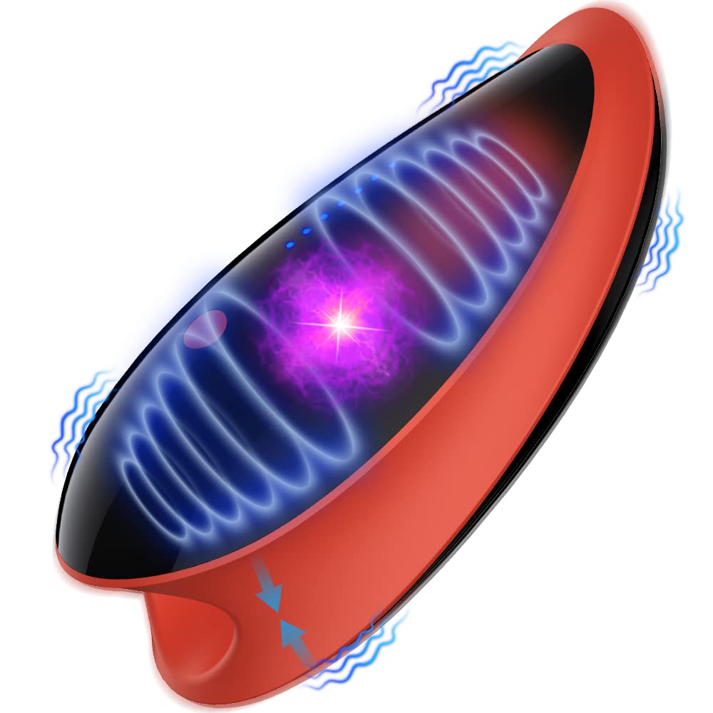 Zcsouya Automatic Male Masturbator Cup with 7 Vibration Modes - Rechargeable Penis Vibrator & Squeezable Stroker for Men's Pleasure | Adult Sex Toy for Solo Play, Couples Fun & Discreet Masturbation Training