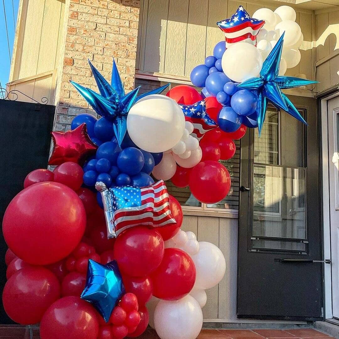 50 Pcs Dark Blue Foil Cone Star Balloons - 26 Inch Big 3D Starburst Mylar Balloons for Christmas, Birthday, Wedding Party Decorations - Perfect for Indoor/Outdoor Events, Baby Showers & Anniversary Celebrations