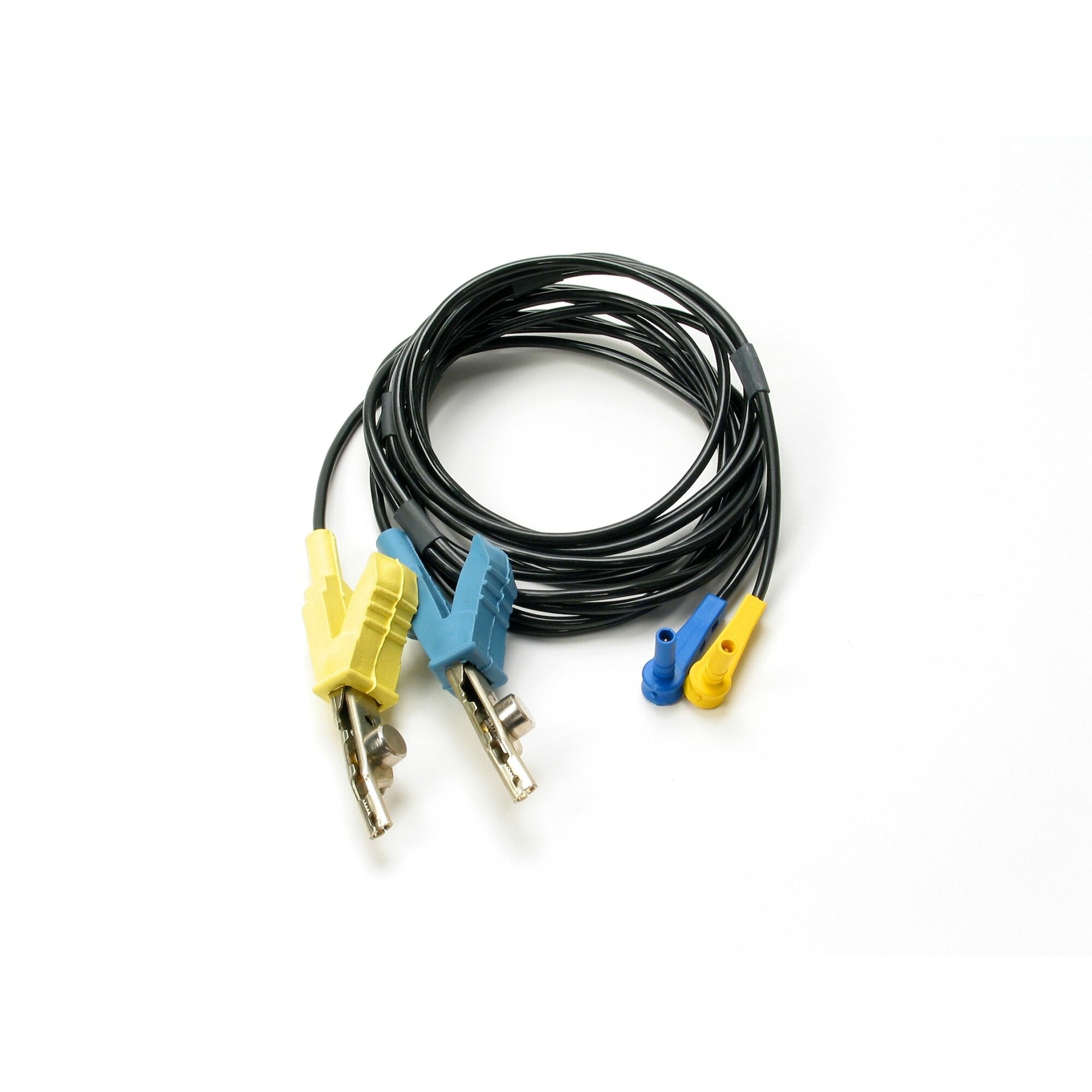 3M 1142 Blue and Yellow Alligator Clips - Heavy Duty Electrical Test Clips for DIY Projects, Circuit Testing, and Electronics Repair