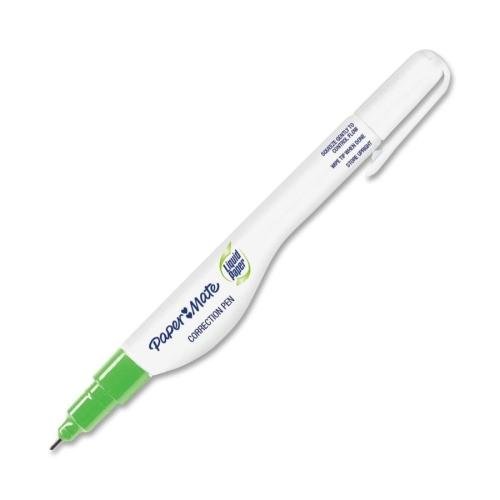 Paper Mate Correction Pens, 3-Pack - White Out Fluid for Smooth Error Correction - Perfect for Office, School & Homework Use