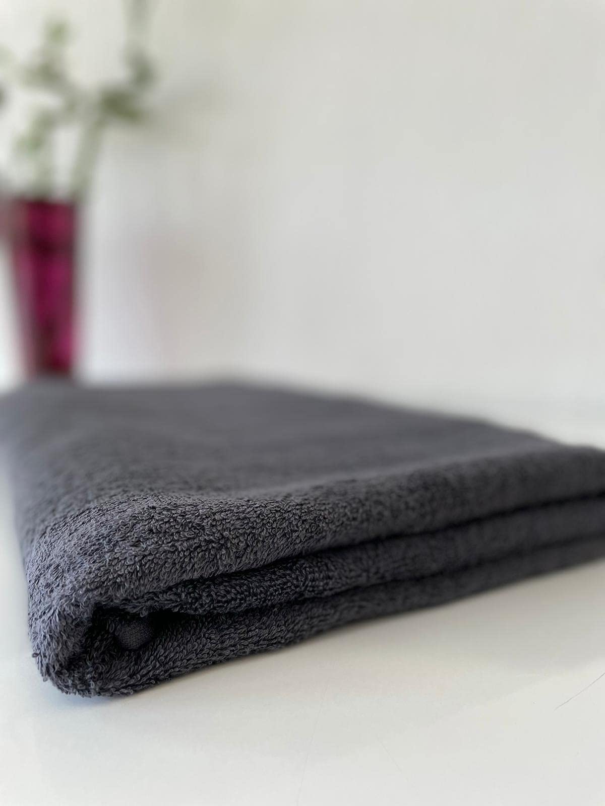Premium Extra Large Bath Towels Set of 4 - 100% Turkish Cotton Oversized 35x80 Inch Bath Sheets - Ultra Soft & Highly Absorbent Grey Towels (1000g Heavyweight) - Perfect for Spa, Beach, Gym & Luxury Bathroom Use
