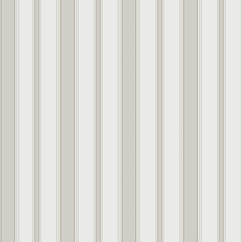 Cole & Son Cambridge Stripe Wallpaper - Stone & White 8040 - Premium Peel & Stick Wallpaper for Living Room, Bedroom, and Office Decor