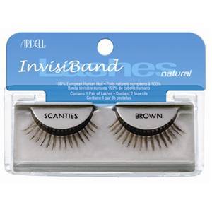 Ardell Scanties Brown False Eyelashes - Natural Look, Easy to Apply for Daily Wear & Special Occasions