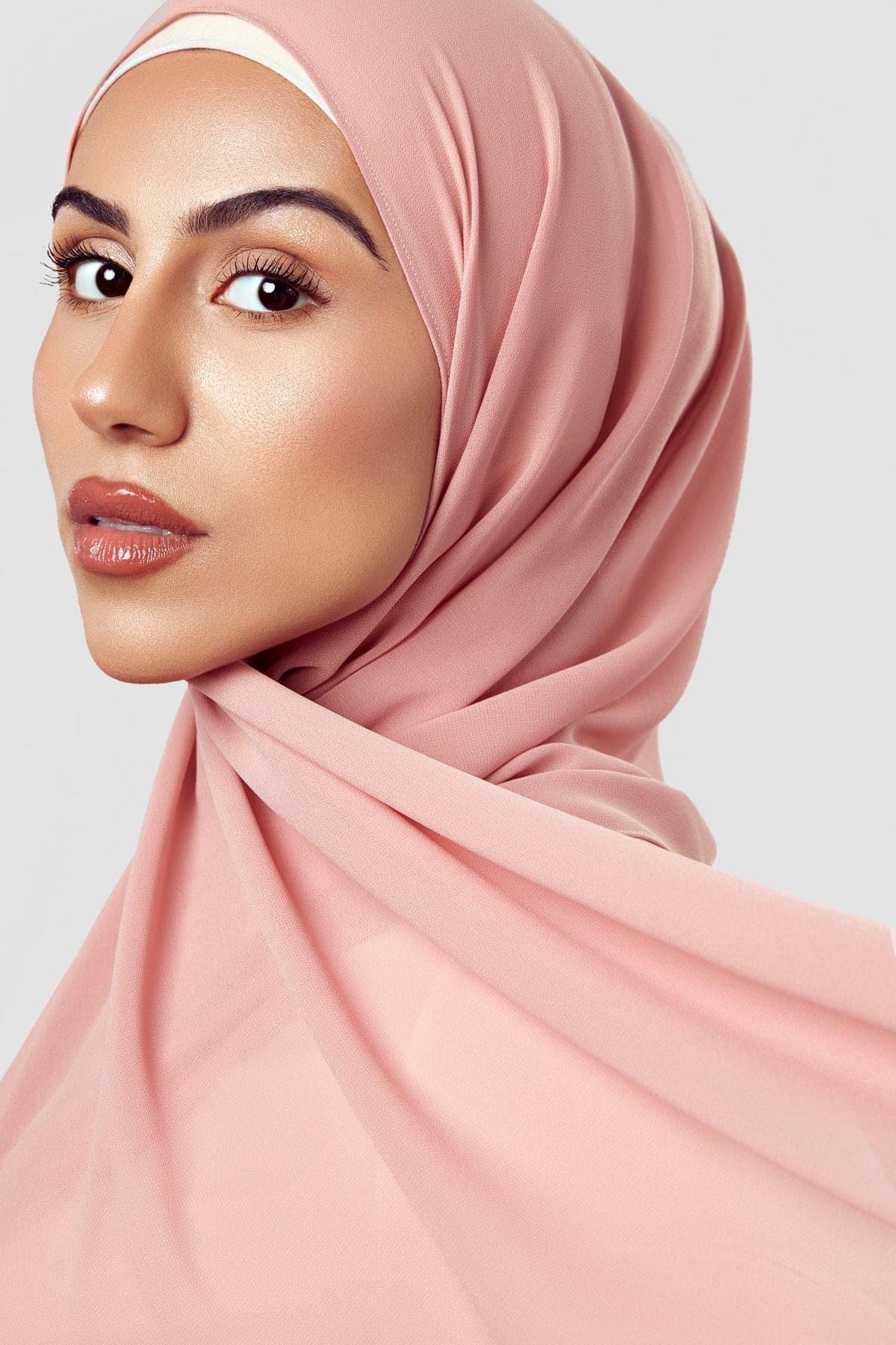 Luxury Chiffon Hijab Scarf - Soft & Lightweight Muslim Headscarf for Women - Perfect for Daily Wear, Prayer, and Special Occasions