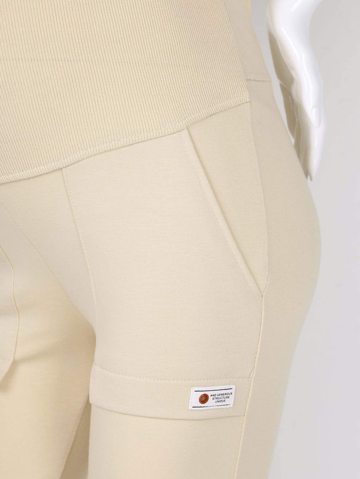 **Maternity Pants for Women - High Waist Wide Leg Trousers, Adjustable Pregnancy Leggings - Comfortable Casual Wear for Work, Travel & Everyday Use**