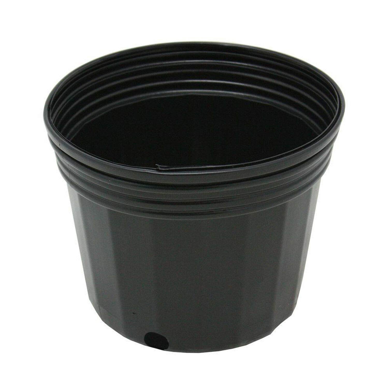 2 Gallon Nursery Pots - 10 Pack Plastic Plant Pots for Outdoor Flowers, Vegetables & Garden Plants | Durable & Lightweight | Ideal for Gardening, Landscaping & Container Planting