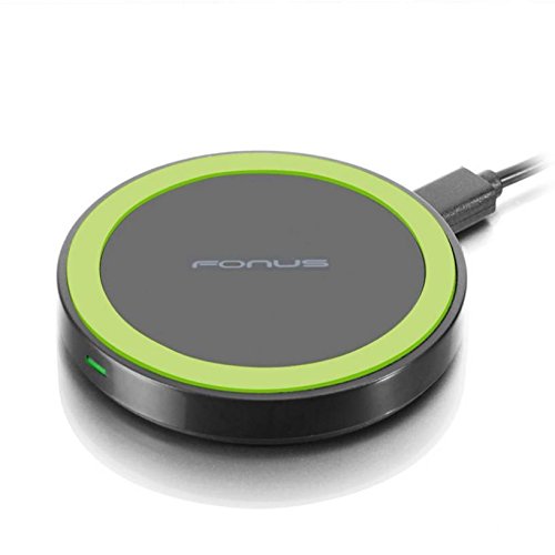 Fast Wireless Charger Pad 7.5W/10W Qi-Certified for LG Velvet 5G, V30, G6 - Slim Design for Nightstand, Office & Car Charging