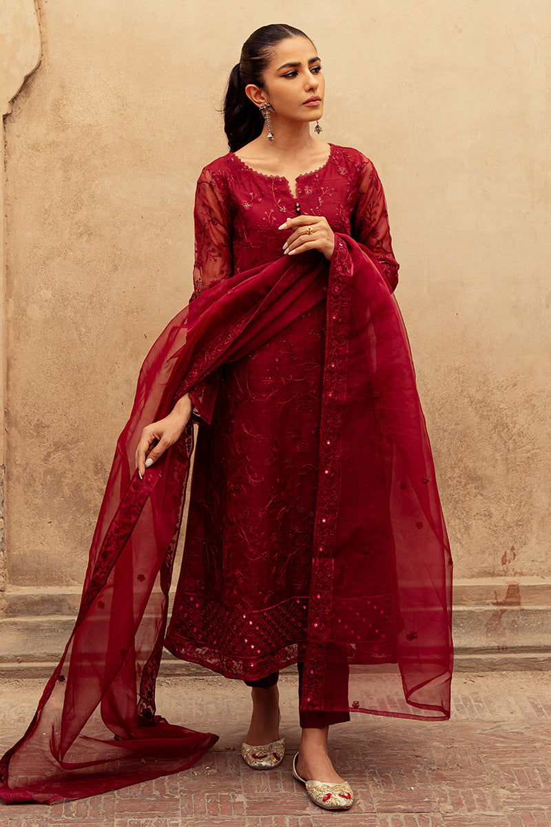 MAHTAB 2 Piece Indian Ethnic Wear Set (Shirt & Dupatta) for Women - Traditional Kurta & Scarf Outfit for Festivals, Weddings & Special Occasions
