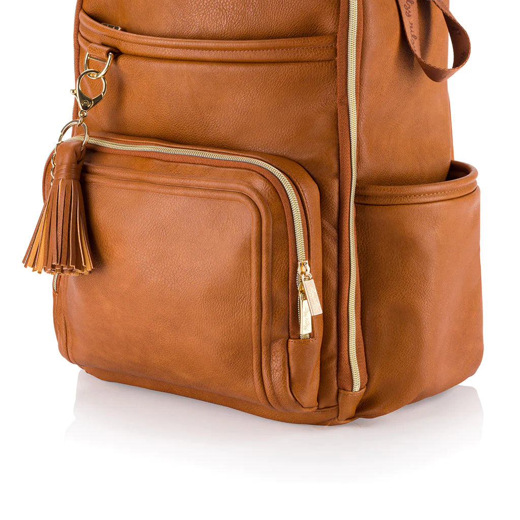 Itzy Ritzy Boss Plus Large Diaper Bag Backpack - Stylish & Spacious Baby Essentials Organizer for Moms on the Go | Perfect for Travel, Daycare & Family Outings