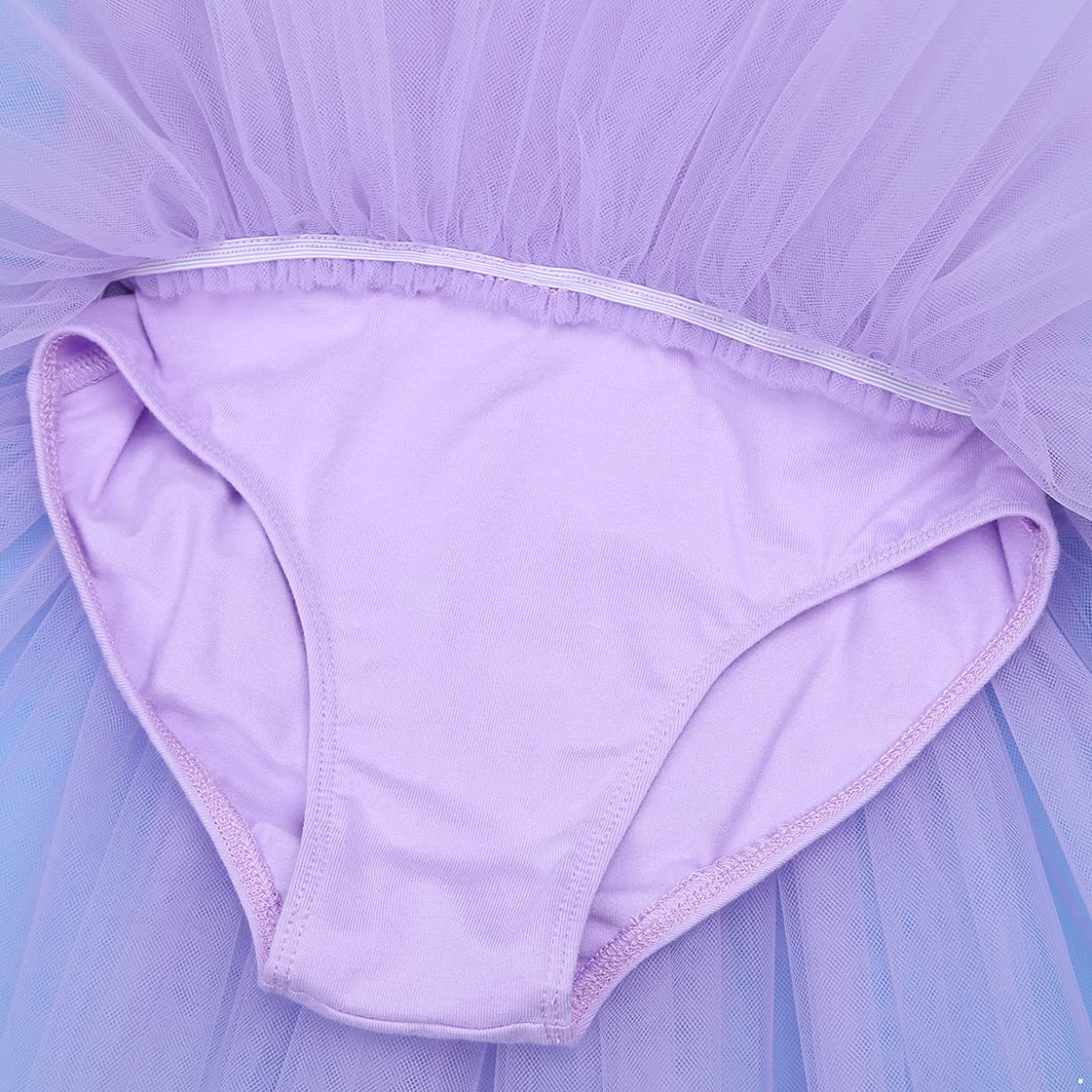 Freebily Girls Ballet Dance Dress with Ruffle Sleeves & Tutu Skirt - Gymnastic Leotard for Ballet, Dance Costume & Performance Wear - Perfect for Recitals, Competitions & Dance Classes