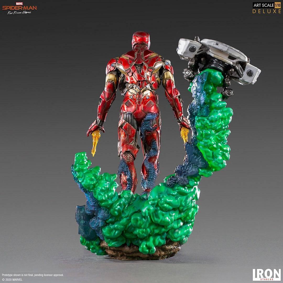 Iron Studios Spider-Man: Far From Home - Iron Man Illusion Deluxe BDS Art Scale 1/10 Statue | Marvel Collectible Action Figure for Display & Home Decor