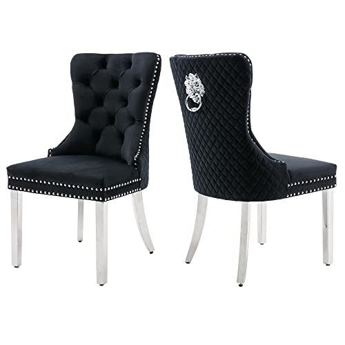 Black+silver Stainless Steel Legs