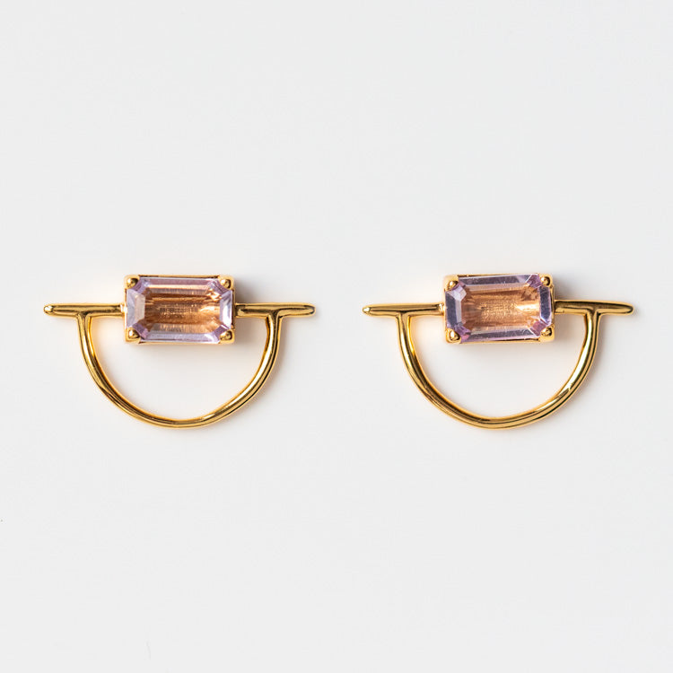 Horizon Earrings for Women - Elegant Gold Hoop Earrings for Everyday Wear | Perfect for Office, Party & Casual Outfits
