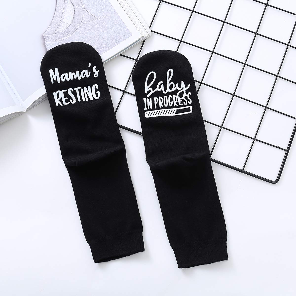 **Poshzone Non-Slip Maternity Labor & Delivery Socks - Comfortable Hospital Push Socks for Expecting Moms - Perfect Shower Gift for Pregnancy - Ideal for Hospital Stay, Postpartum Recovery & Relaxation**