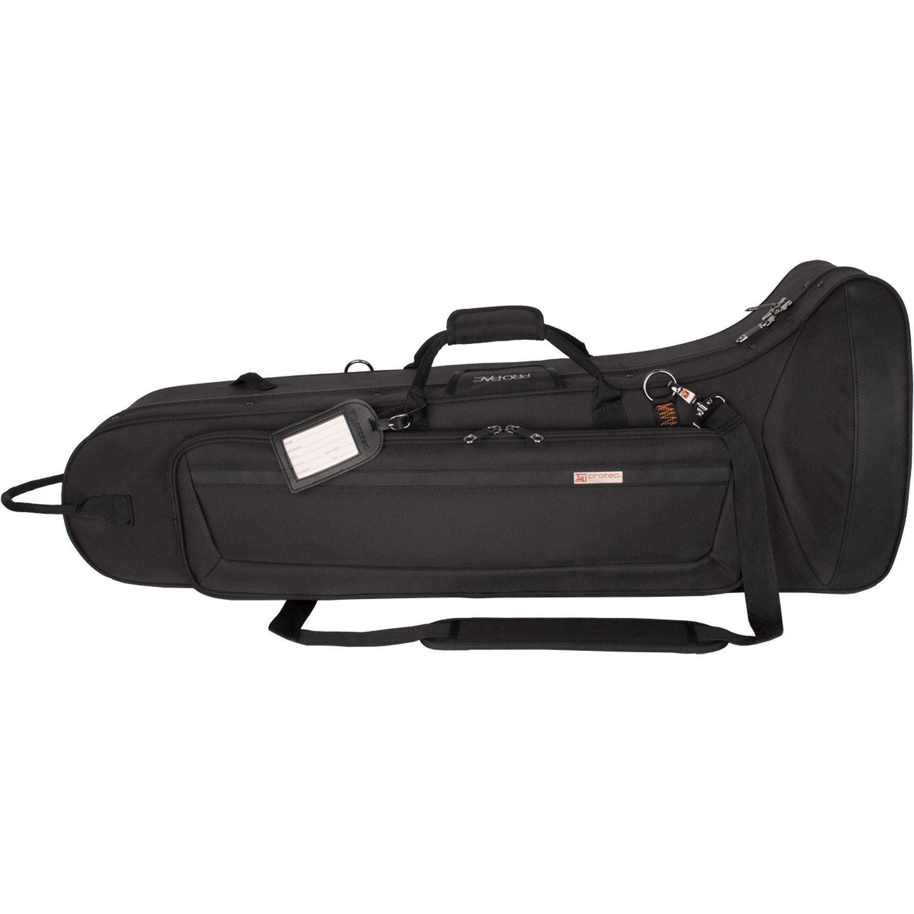 Protec PB309CT Contoured PRO PAC Case for Bass Trombone - Durable Protective Cover with Custom Fit | Perfect for Travel, Performances & Storage