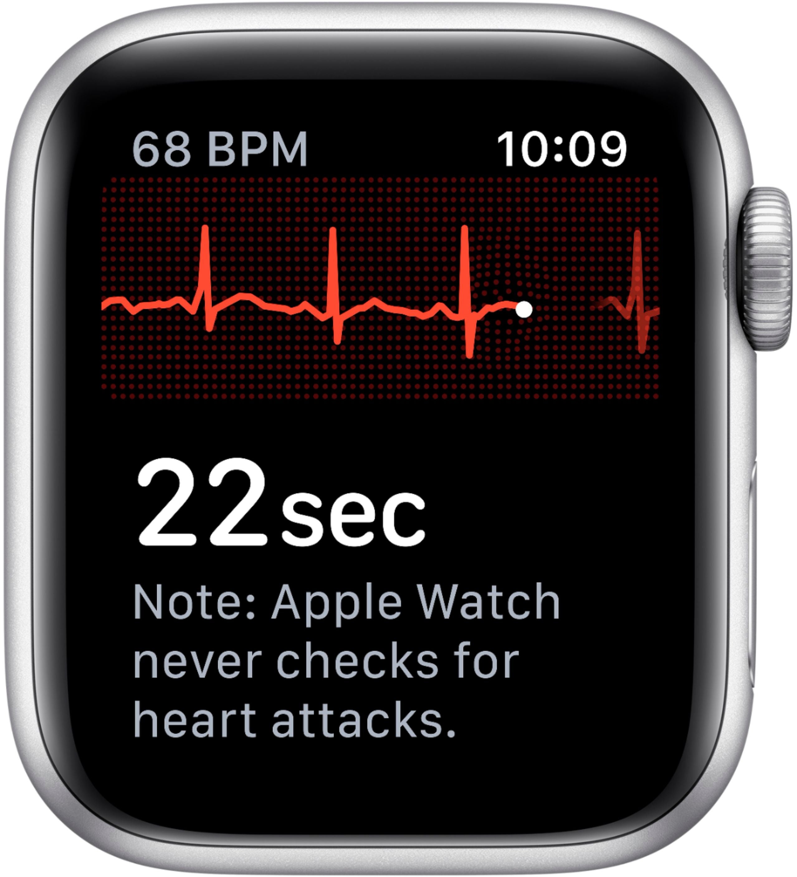 Apple Watch Series 5 (GPS) 40mm Silver Aluminum Case with White Sport Band - Smart Watch for Fitness Tracking, Heart Rate Monitor & iPhone Compatibility | Perfect for Running, Swimming & Daily Wear