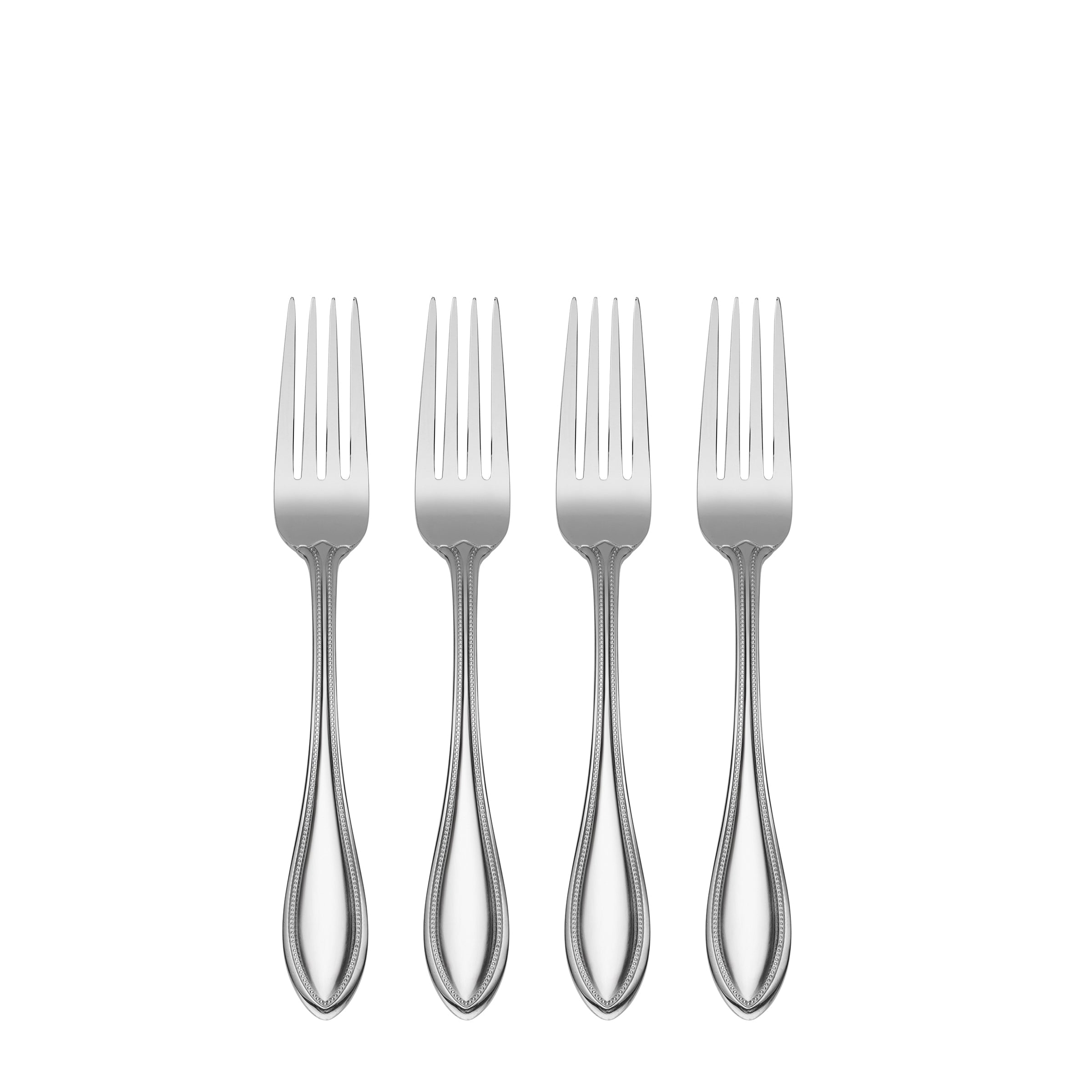 Premium Stainless Steel American Harmony Dinner Fork Set of 4 - Elegant Flatware for Fine Dining, Dinner Parties & Home Entertaining