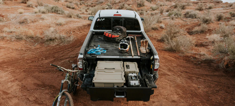 DECKED Truck Bed Drawer System for 2024+ Toyota Tacoma - Heavy Duty Storage Organizer for Camping, Hunting & Work Gear
