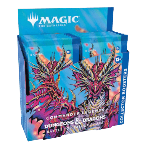 Magic: The Gathering Commander Legends: Battle for Baldur's Gate Collector Booster Box - Premium MTG Cards for Commander & Multiplayer Games - Perfect for Game Nights & Collectors