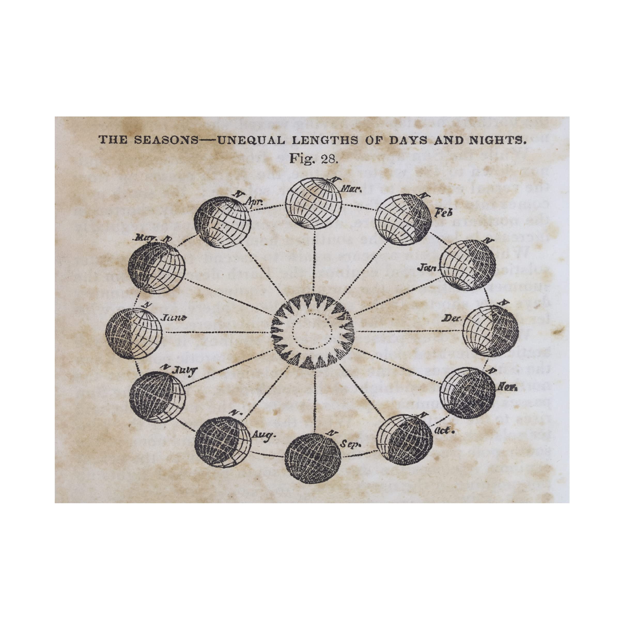 Trademark Fine Art 'Geography of the Heavens VII' Canvas Wall Art Print by Wild Apple Portfolio - Perfect for Home Decor, Office & Living Room Wall Decorations