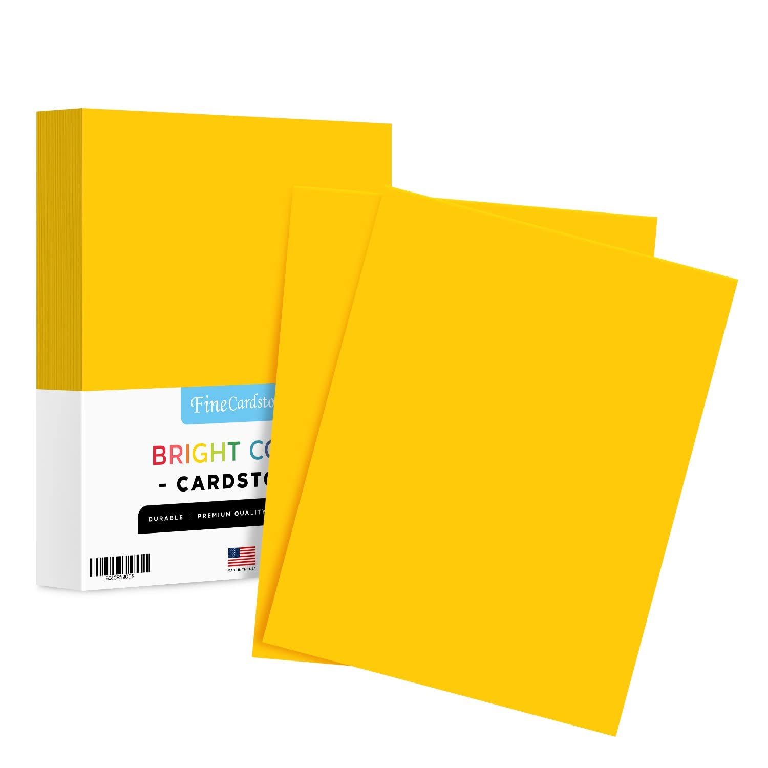 Premium Gold Colored Cardstock Paper - 65lb Medium Weight, 8.5 x 11 Inches, 250 Sheets | Acid-Free & Lignin-Free | Perfect for Scrapbooking, Invitations, Greeting Cards, School Projects & DIY Crafts | Vibrant Card Stock for Professional Printing & Creative Designs