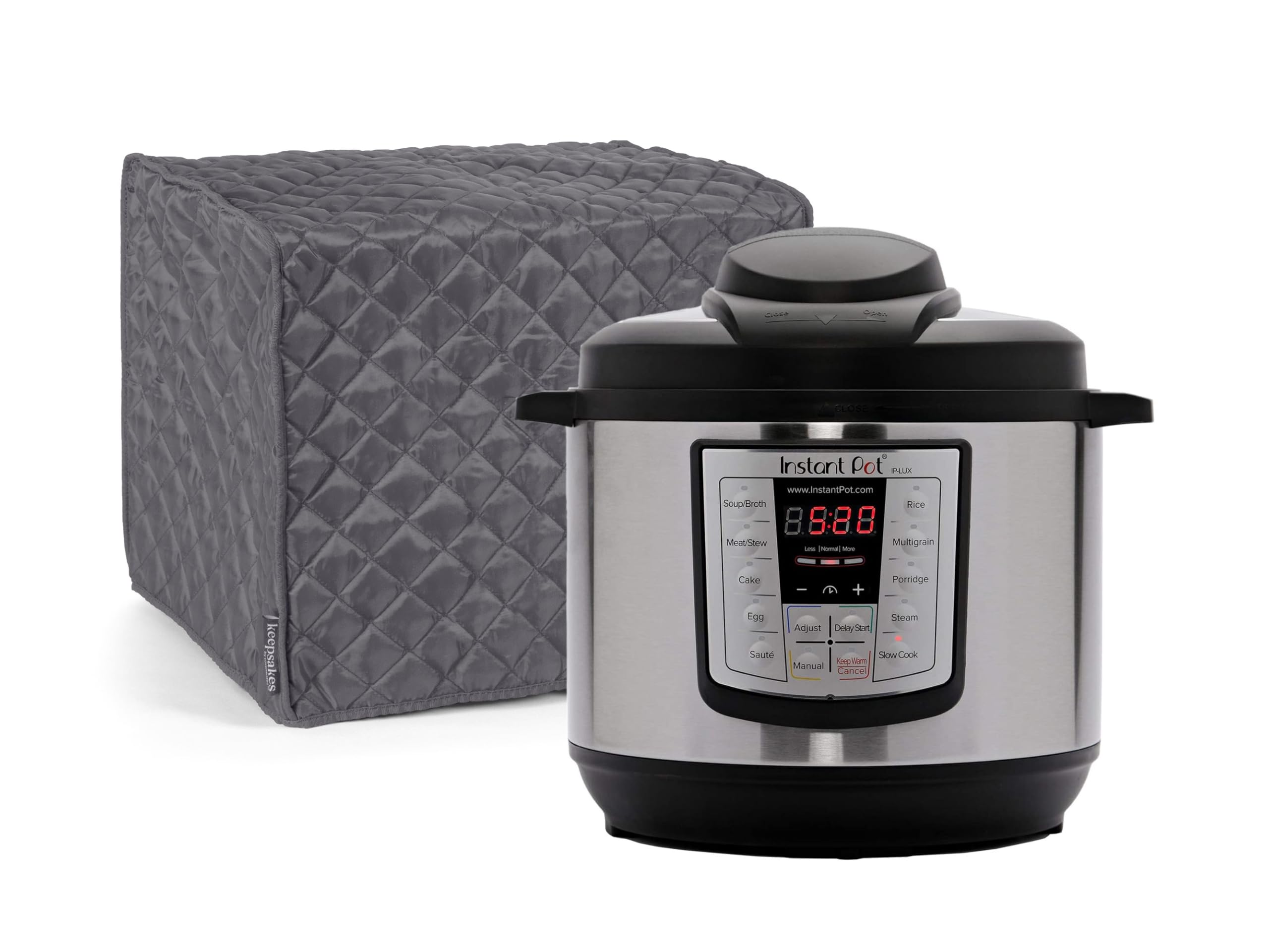 Pressure Cooker Cover - Dust Protection & Stain Resistant Appliance Cover - Washable Slate Fabric - Perfect for Kitchen Storage & Countertop Protection - Covermates Keepsakes