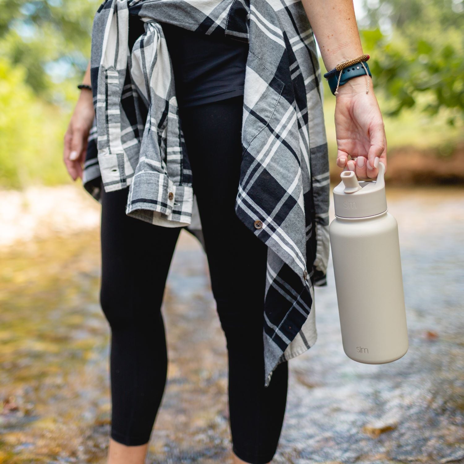 Summit Insulated Water Bottle with Straw Lid - Leakproof Stainless Steel Vacuum Flask for Hiking, Gym & Outdoor Activities