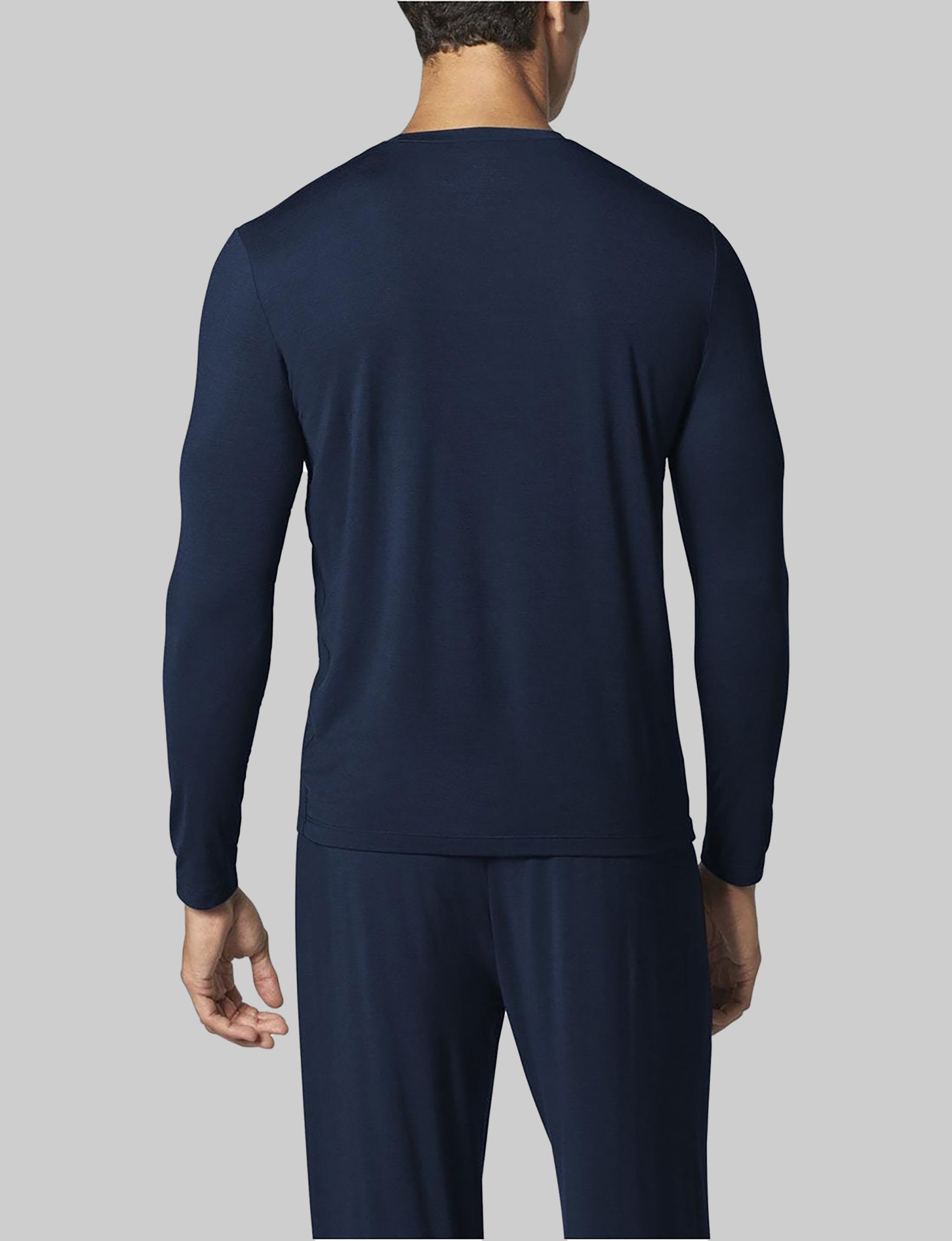 Second Skin Long Sleeve Sleep Tee & Pant Set - Ultra Soft Pajama Set for Women - Perfect for Sleeping, Lounging & Relaxing at Home