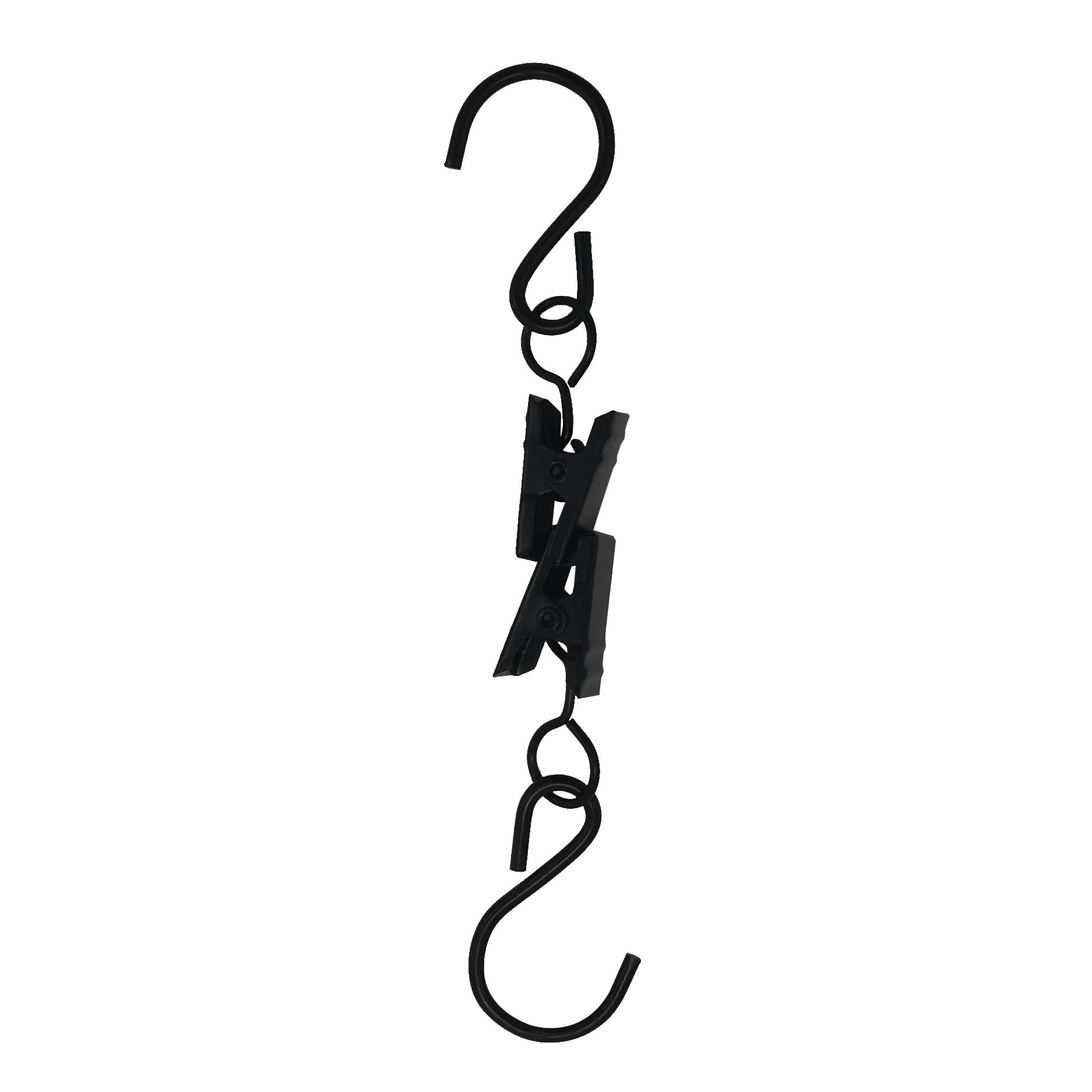 Heavy Duty S Hooks & Curtain Clips - Multi-Purpose Hangers for String Lights, Party Decor, Awnings & Gutters - Perfect for Home, Patio, Garage, Camping & Outdoor Events (12-Pack) - Durable Rust-Proof Hooks for Hanging Decorations, Plants & Holiday Lights