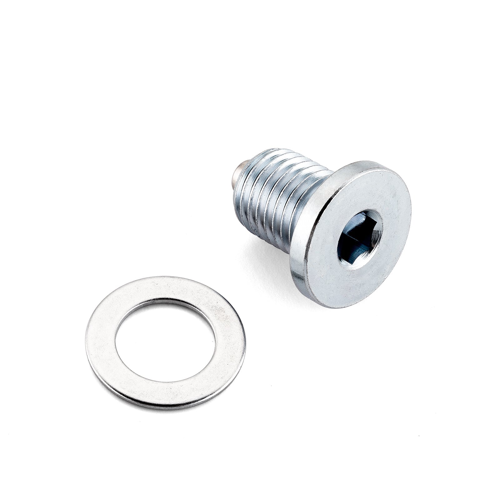 1987-2025 Kawasaki KLR650 Low Profile Steel Magnetic Oil Drain Plug - Perfect for Motorcycle Oil Changes & Engine Maintenance